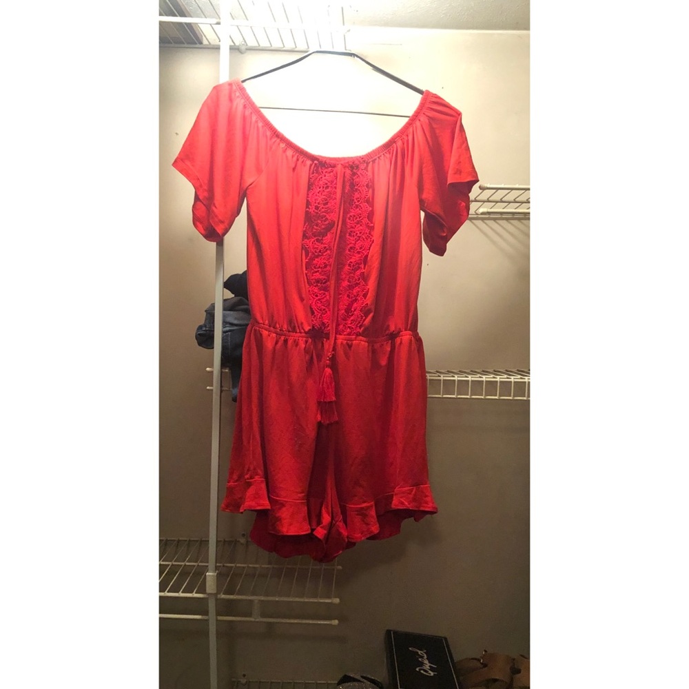 Off the shoulder Romper